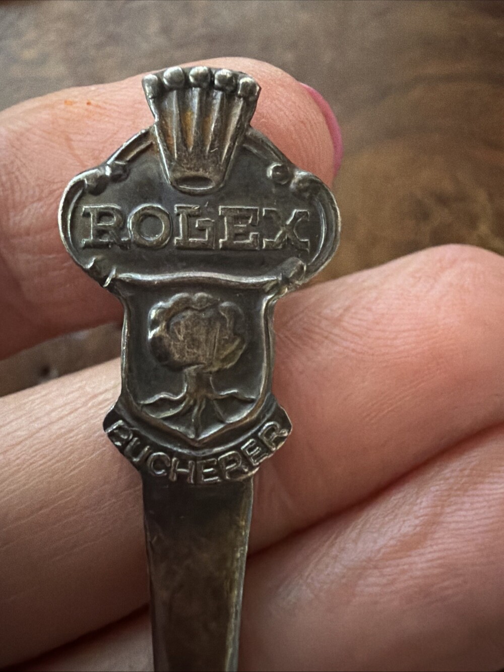 Vintage Rolex Watches Collector's 4.25" Spoon Bucherer Of Switzerland